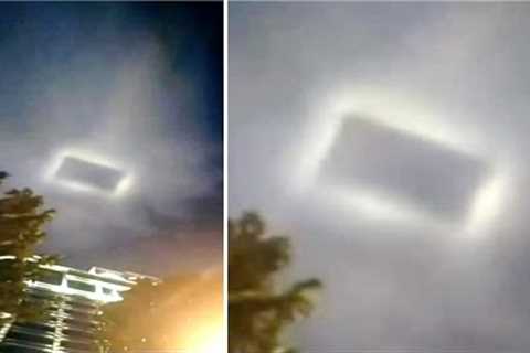 This Man Noticed Something Big Show Up Above This City But Couldn't Explain What It Was