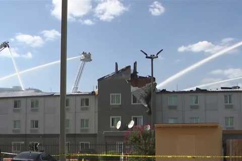 3-alarm fire tears through West Beltway Motel 6, leaving extensive damage