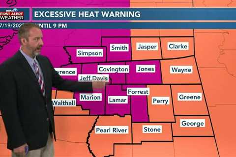 07/19 Ryan’s “Excessive Heat” Wednesday Morning Forecast