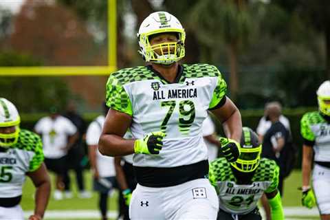 Elite OT Lucas Simmons competing in UA All-America Game and then ready to get to work at Florida..