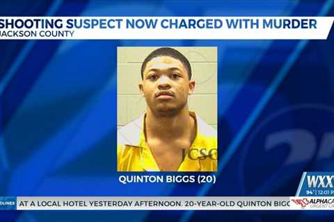 Jackson County shooting suspect now charged with murder