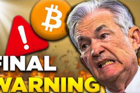 CRYPTO HODLERS: I URGE You to Watch BEFORE Fed Meeting Today