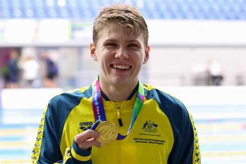 Australians win three gold medals on night two of the Para Swimming world titles in Manchester