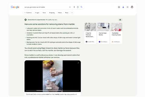 Google Adds Visual Examples to Generative AI Search Responses
