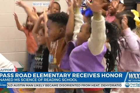 Pass Road Elementary celebrated for reading literacy scores