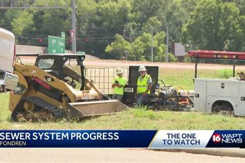 Sewer repairs underway in Jackson