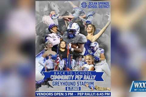 Ocean Springs Community Pep Rally tonight