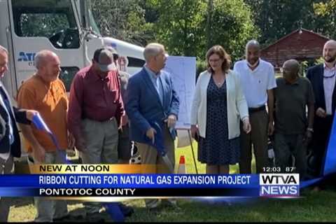 Ribbon cutting held for natural gas expansion project in Pontotoc County