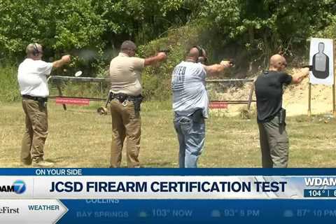 Jones County Sheriff’s Department holds firearms certification testing