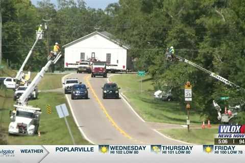 A centuries-old historic building in Stone County is relocated