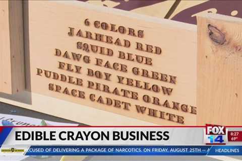 Fox 14 Your Morning News: Company sells Edible crayons