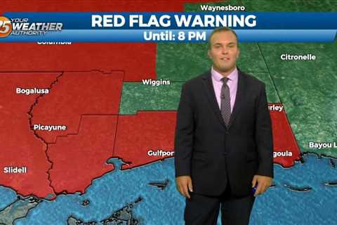 8/30 – Jeff Vorick’s “Red Flag Warning” Wednesday Evening Forecast