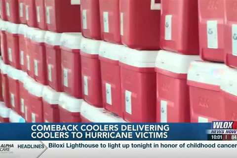 Comeback Coolers delivering items to help people affected by Hurricane Idalia