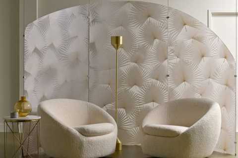 Ivory Flora panels by 3form