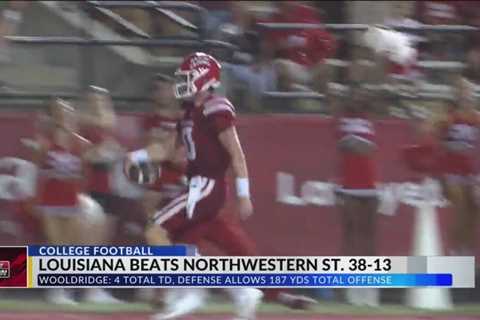 Louisiana football begins “revenge tour” with home win vs. Northwestern State