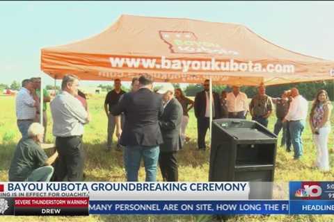 Bayou Kubota host groundbreaking ceremony in Monroe