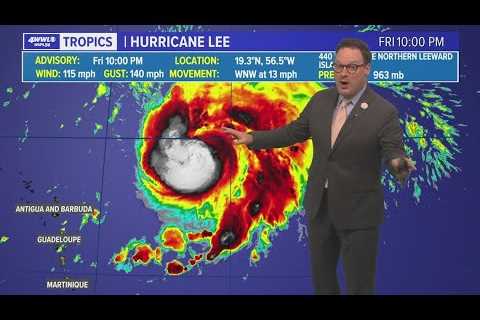 Friday night Hurricane Lee update: Still a lot of unknowns on future track