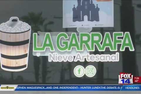 Fox 14 Your Morning News: Two brothers operate La Garrafa Mexican ice cream