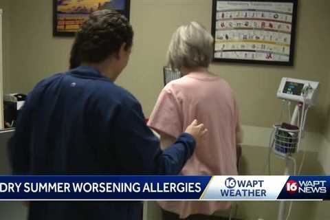 Dry, hot weather means bad allergy season