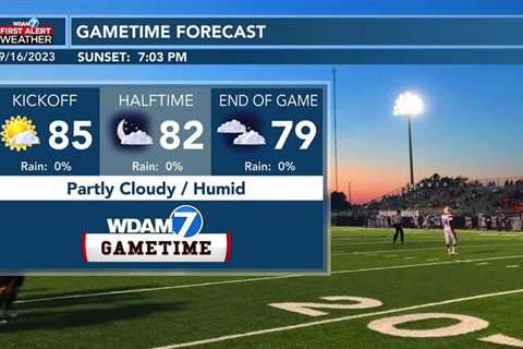 Patrick Bigbie’s Friday evening forecast – 09/15/23