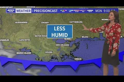 Weather: A pleasant drop in humidity arrives Sunday