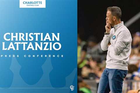 Christian Lattanzio Press Conference | Charlotte FC at FC Cincinnati