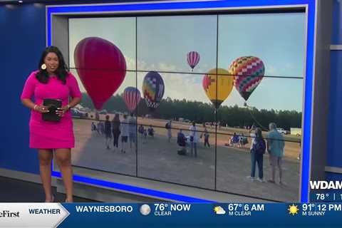 2nd day of balloon festival draws large crowd