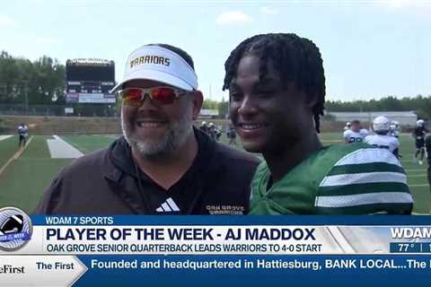 Player of the Week: Oak Grove quarterback AJ Maddox