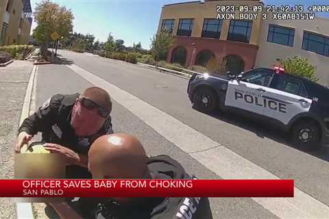 San Pablo cop who saved choking baby is new father