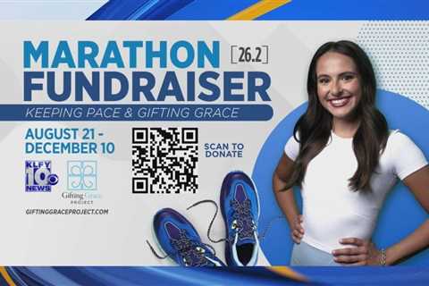 Lidia Alcala training for Marathon and raising money at the same time