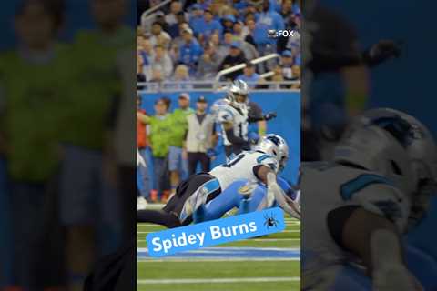 Burns gets to ‘em ????️ #nfl #panthers #BrianBurns