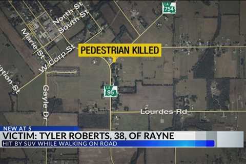 Rayne man killed in pedestrian crash in Church Point