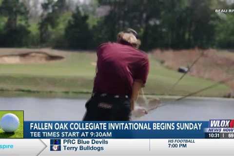 Fallen Oak Collegiate Invitational begins Sunday