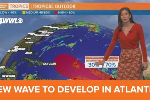 Monday noon tropical update: New tropical wave may develop in Atlantic