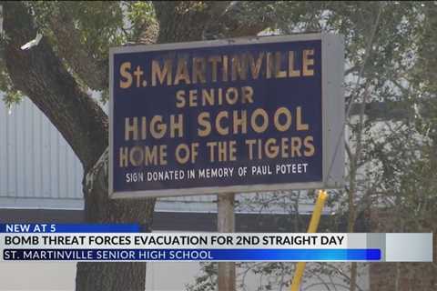 St. Martinville High School evacuated due to bomb threat