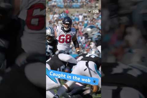 New addition to Spidey’s web ????️ #panthers #nfl #BrianBurns