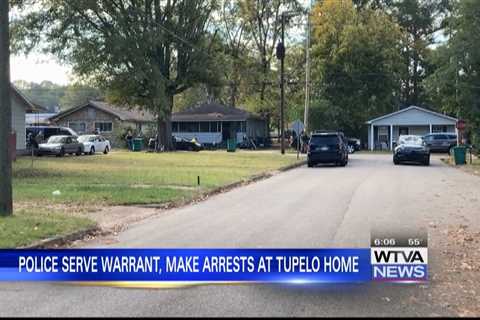 Police serve warrants, make arrests in Tupelo