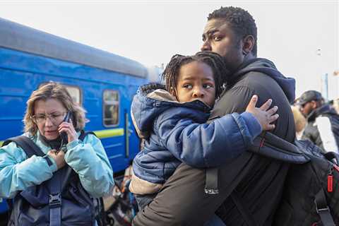 These Photos Show What It's Like For 500,000 Ukrainians Fleeing Russia's Invasion