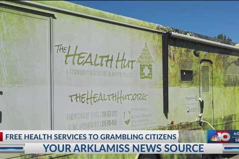 The Health Hut mobile unit offers free services to Grambling residents