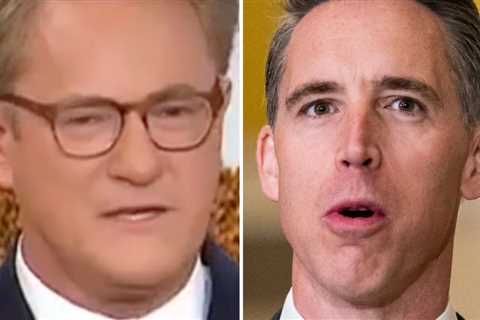 Joe Scarborough Shocked By Sen. Josh Hawley’s ‘Sick’ Move