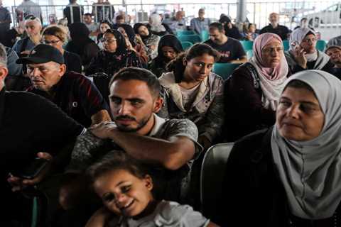 Dozens of U.S. citizens depart Gaza as Israel presses offensive