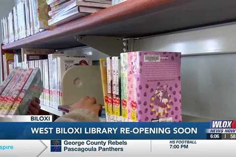 West Biloxi Library closing in on renovations, re-opening soon