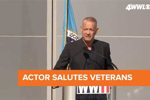 Tom Hanks honors veterans and survivors at new World War II Museum pavilion