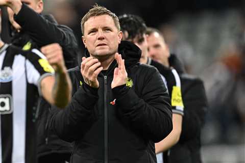 Eddie Howe reacts to controversial goal after Arsenal win