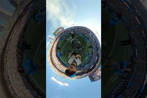 It’s Frankie’s world and we’re all living in it #shorts #360camera #panthers