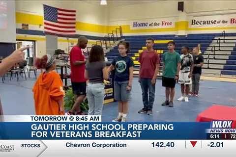 Gautier High host preparing to host Veterans Breakfast