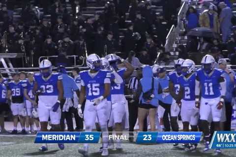 OCEAN SPRINGS FALLS IN 1ST ROUND 35-23 TO MERIDIAN