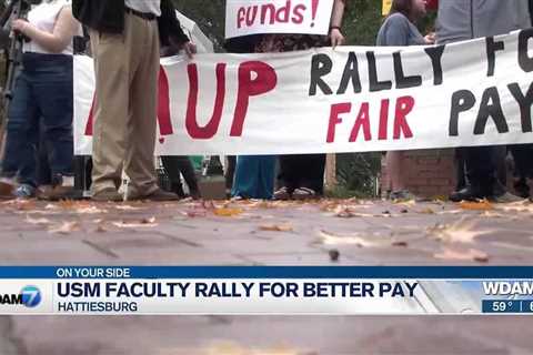 USM facility rally for better pay