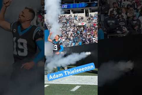 It’s that’s timeeeee???? #AdamThielen #nfl #panthers