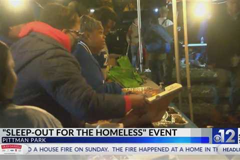 Sleep-out event helps raise awareness about homeless in Jackson